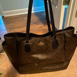 Coach Diaper Bag in Signature Print